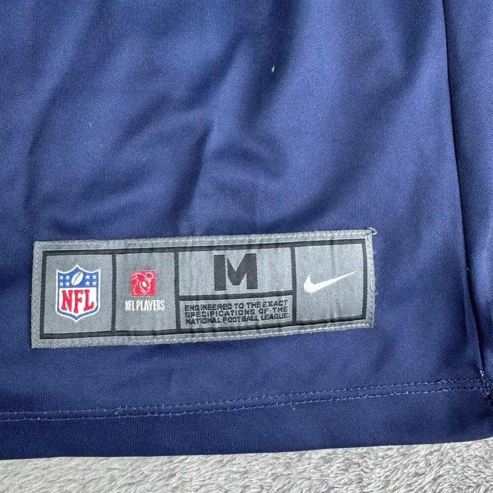 Tennessee Titans Julio Jones #2 Jersey Men Medium Navy Nike Dri-Fit NFL Football